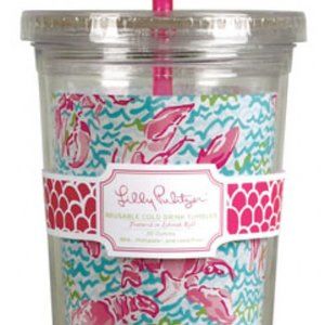 Lilly Pulitzer "Lobstah Roll" Tumbler